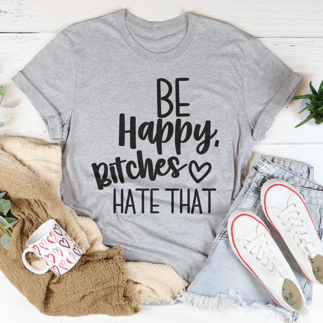 Be Happy Tee Peachy Sunday T-Shirt