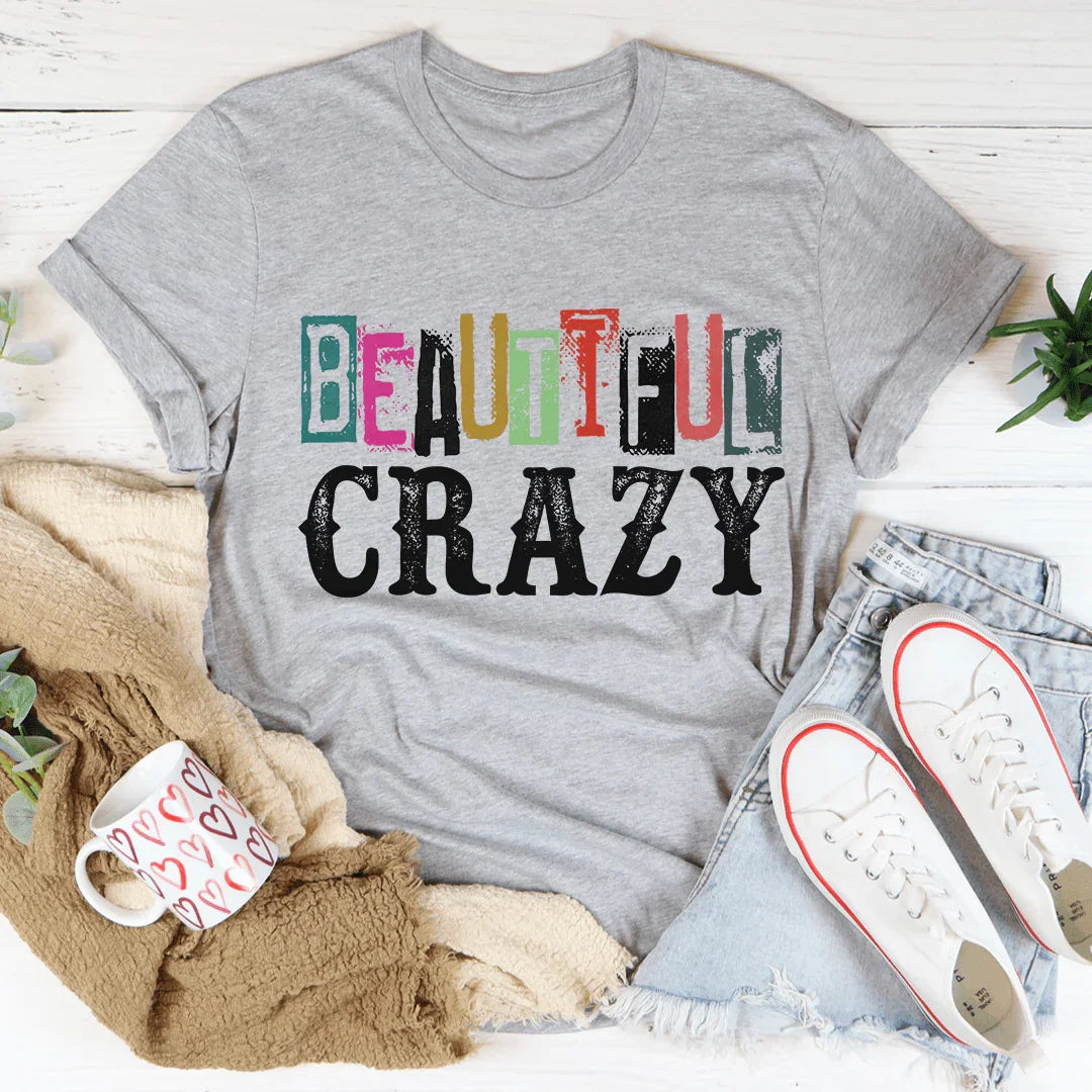 Beautiful Crazy Tee Athletic Heather / S Peachy Sunday T-Shirt