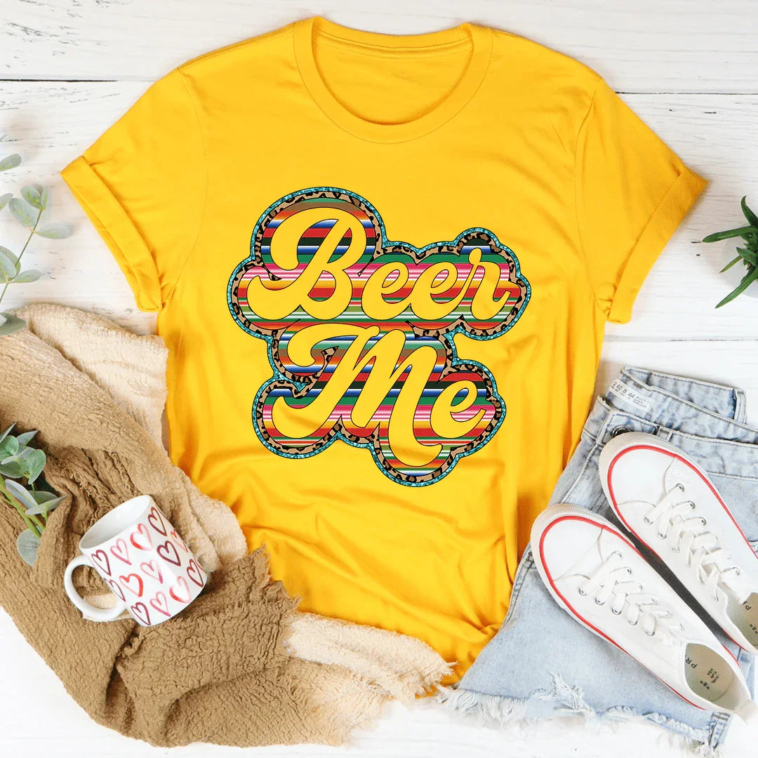 Beer Me Tee Mustard / S Peachy Sunday T-Shirt