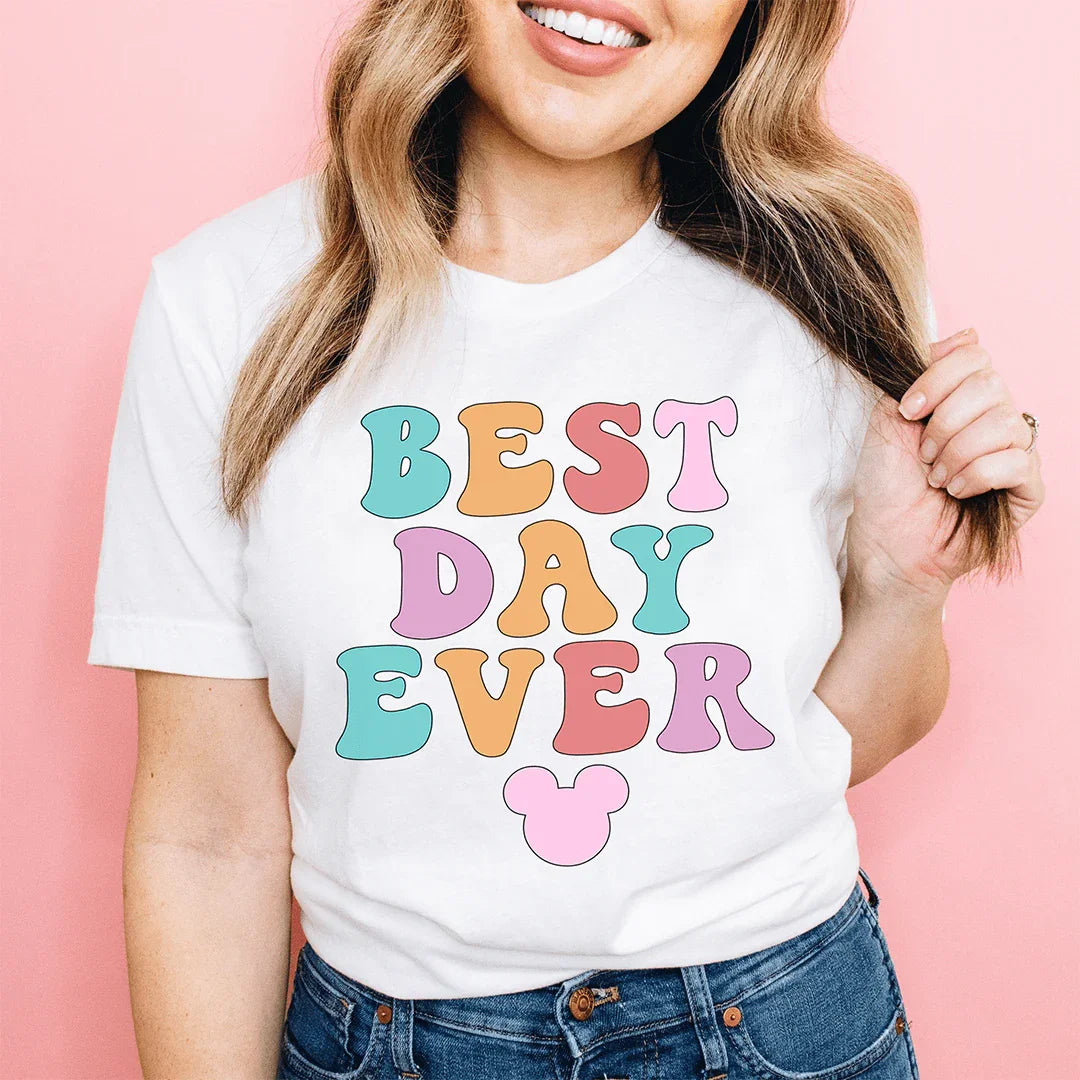 Best Day Ever Tee White / S Peachy Sunday T-Shirt