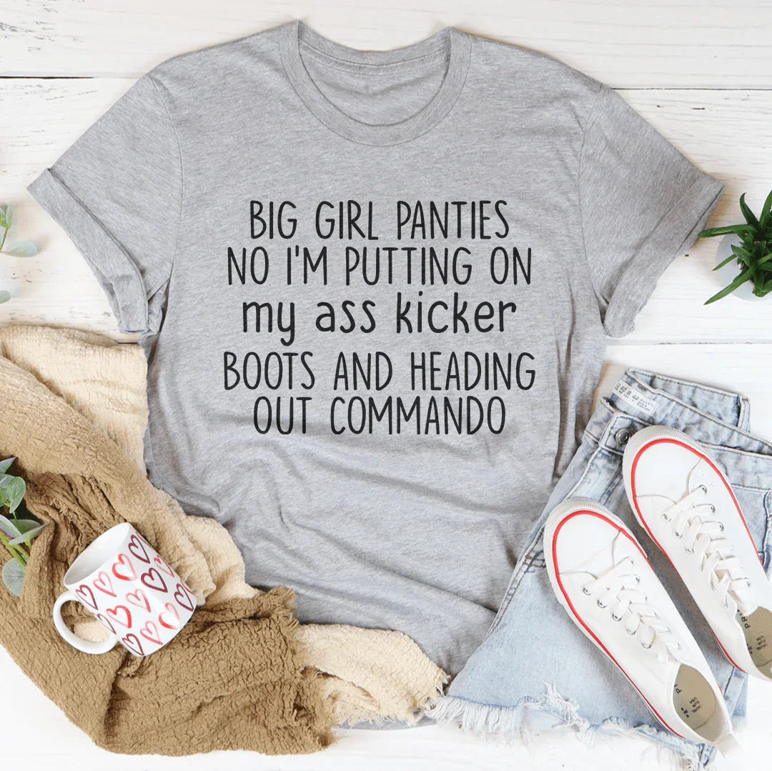 Big Girl Panties Tee Athletic Heather / S Peachy Sunday T-Shirt
