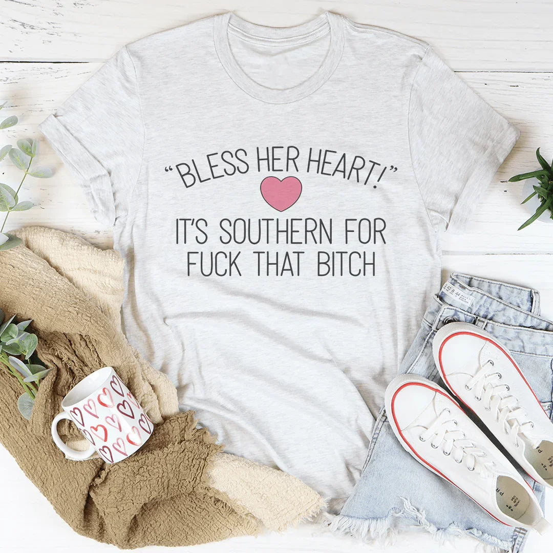 Bless Her Heart Tee Ash / S Peachy Sunday T-Shirt