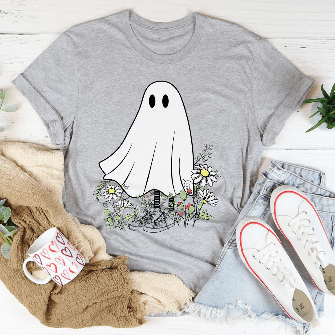 Boho Ghost Tee Athletic Heather / S Peachy Sunday T-Shirt