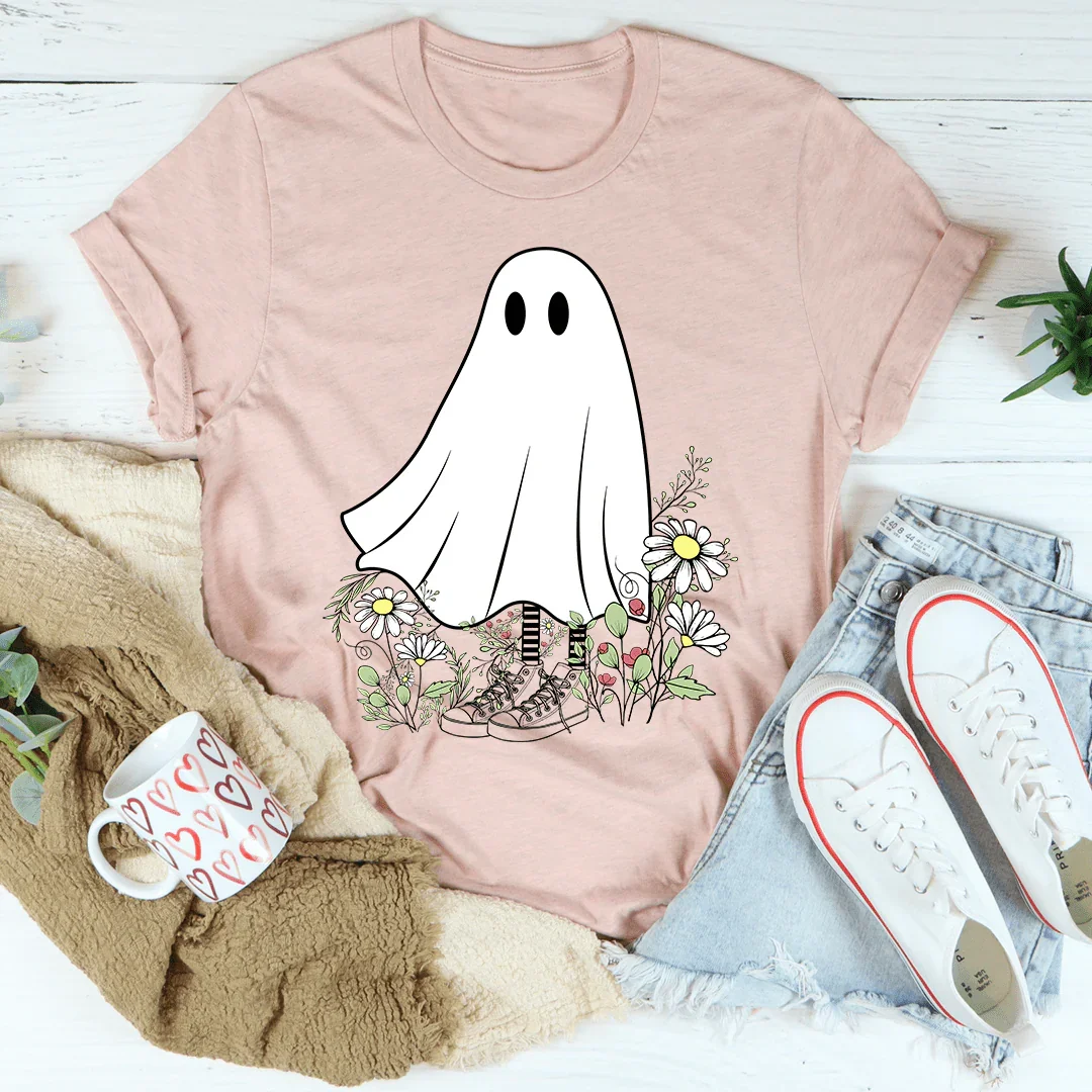 Boho Ghost Tee Heather Prism Peach / S Peachy Sunday T-Shirt