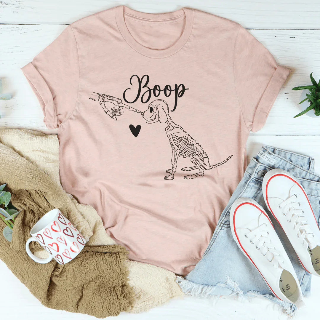 Boop Cute Dog Tee Heather Prism Peach / S Peachy Sunday T-Shirt