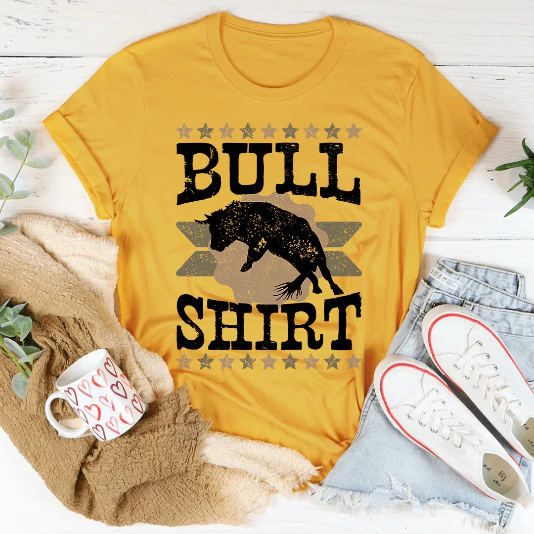Bull Shirt Tee Mustard / S Peachy Sunday T-Shirt