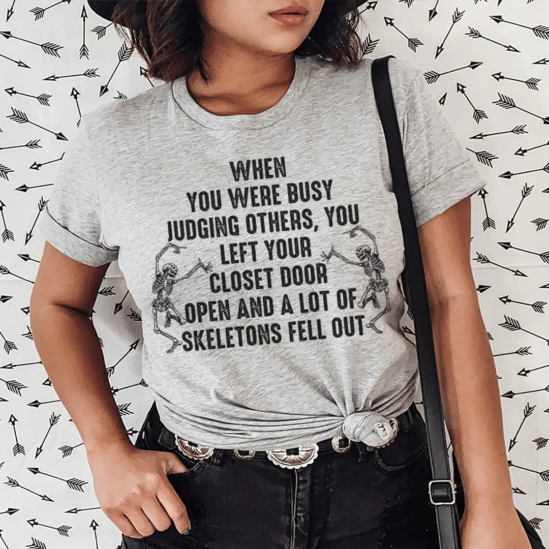 Busy Judging Others Tee Athletic Heather / S Peachy Sunday T-Shirt