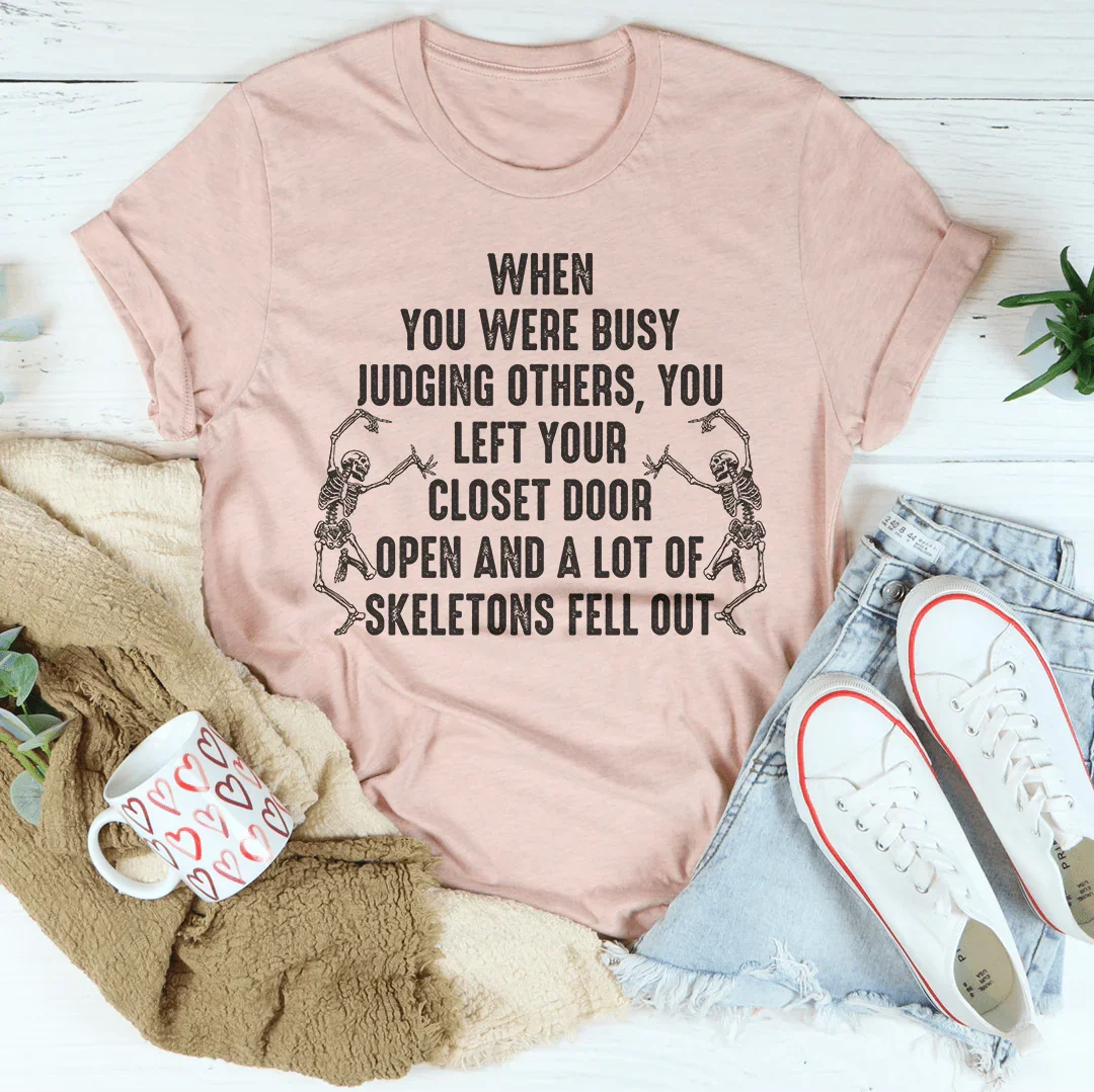Busy Judging Others Tee Peachy Sunday T-Shirt