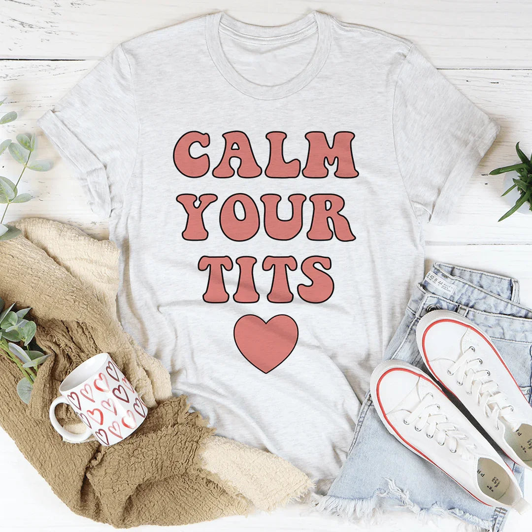 Calm Down Tee Ash / S Peachy Sunday T-Shirt