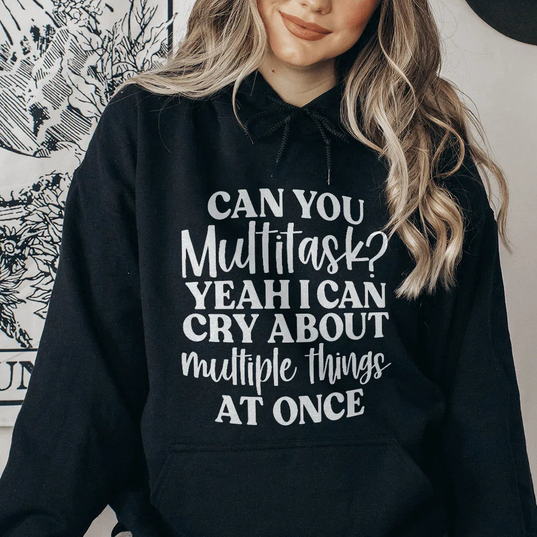 Can You Multitask Hoodie Black / S Peachy Sunday T-Shirt
