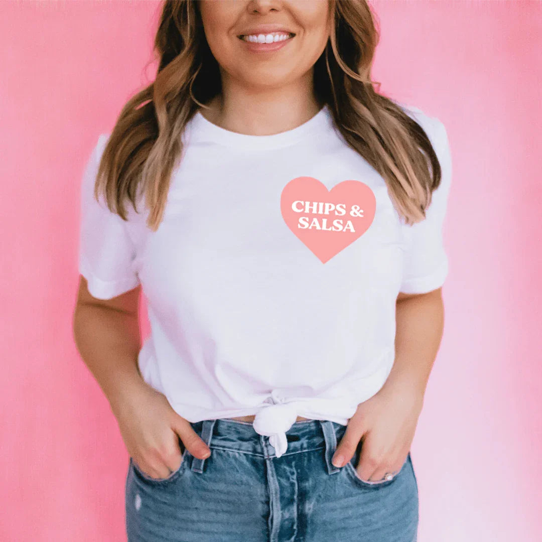 Chips & Salsa Tee White / S Peachy Sunday T-Shirt