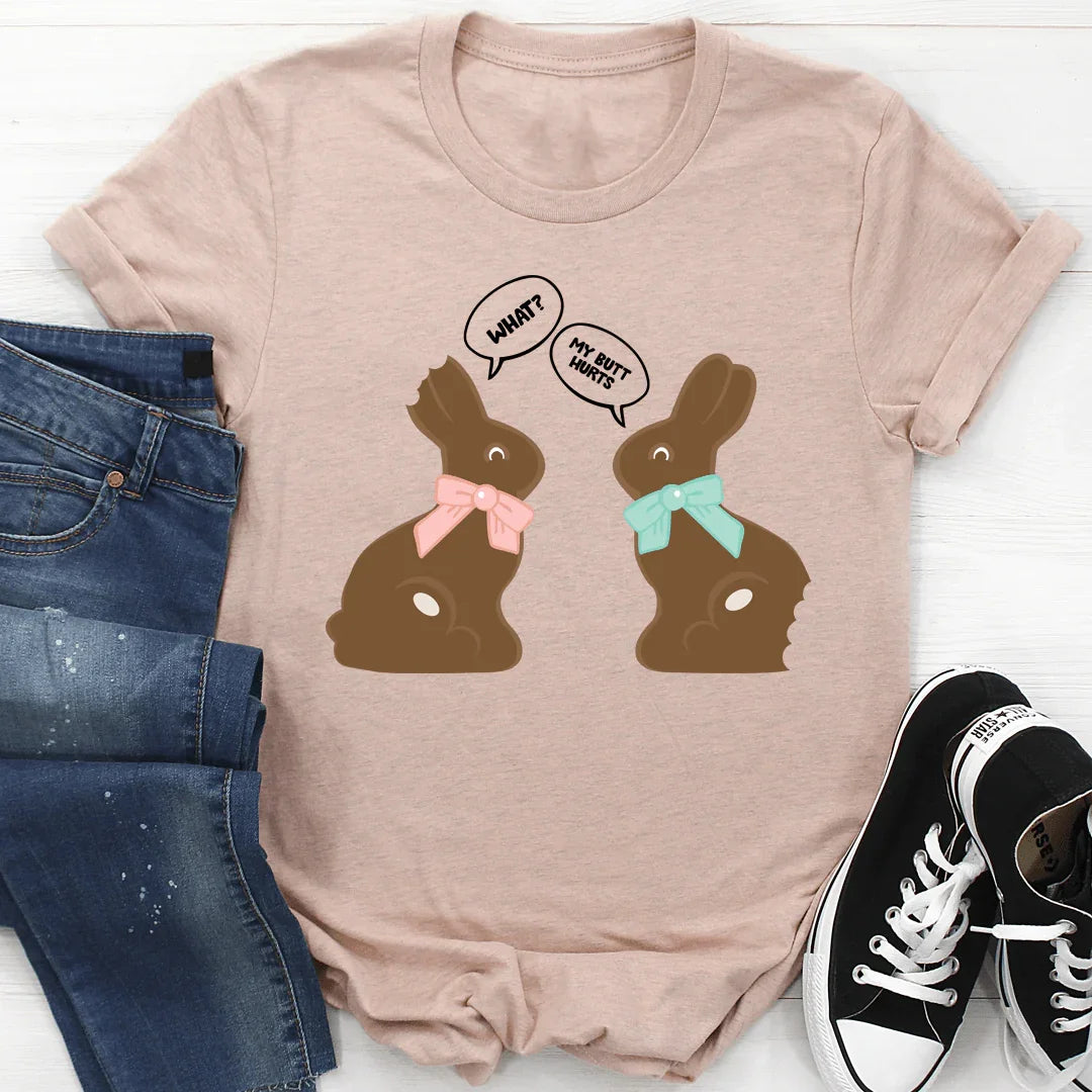 Chocolate Bunny Tee Heather Prism Peach / S Peachy Sunday T-Shirt