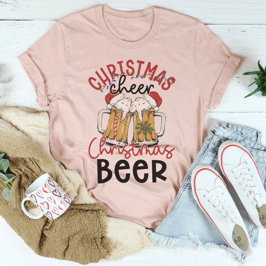 Christmas Beer Tee Heather Prism Peach / S Peachy Sunday T-Shirt
