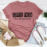 Coffee Freak Tee Mauve / S Peachy Sunday T-Shirt