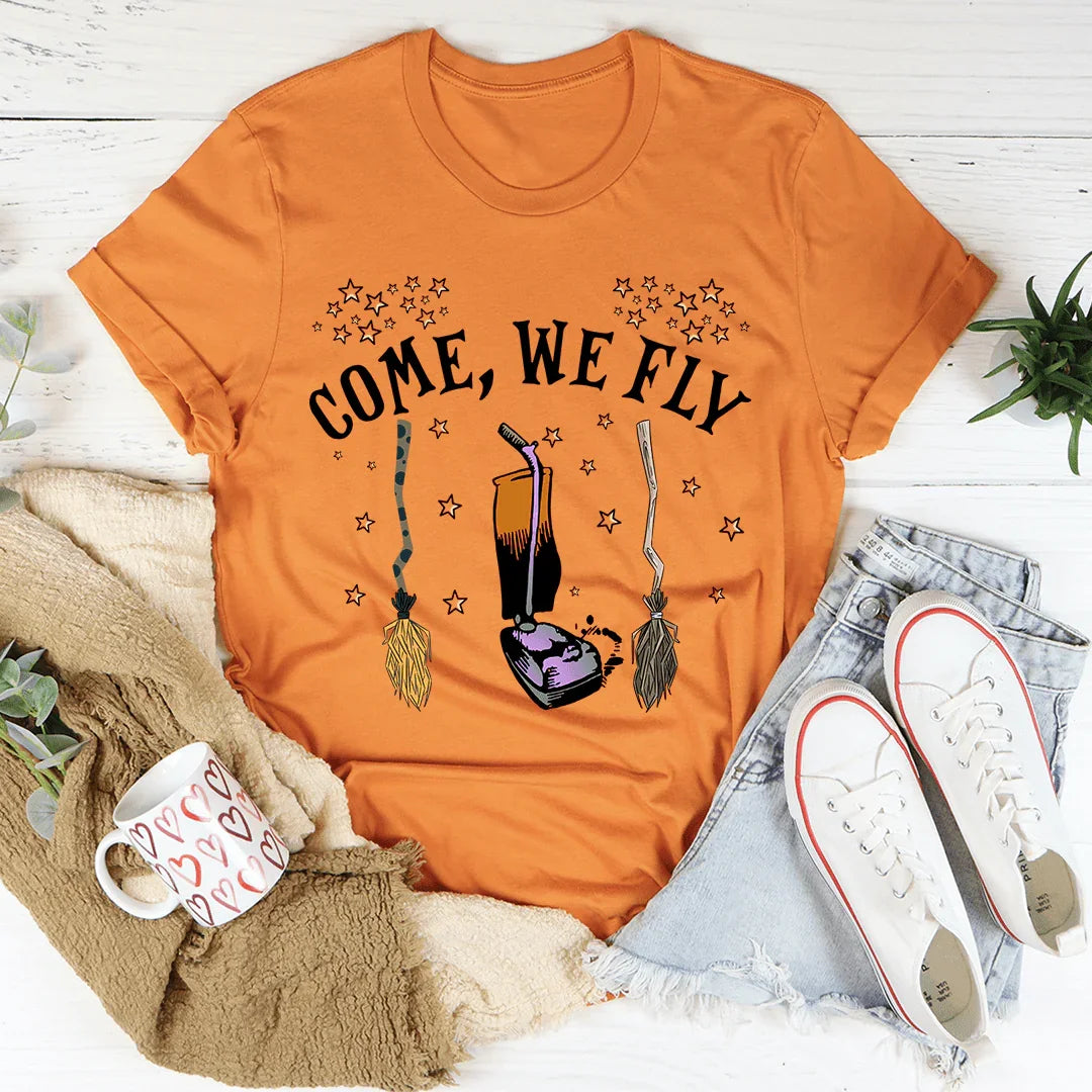 Come We Fly Tee Burnt Orange / S Peachy Sunday T-Shirt