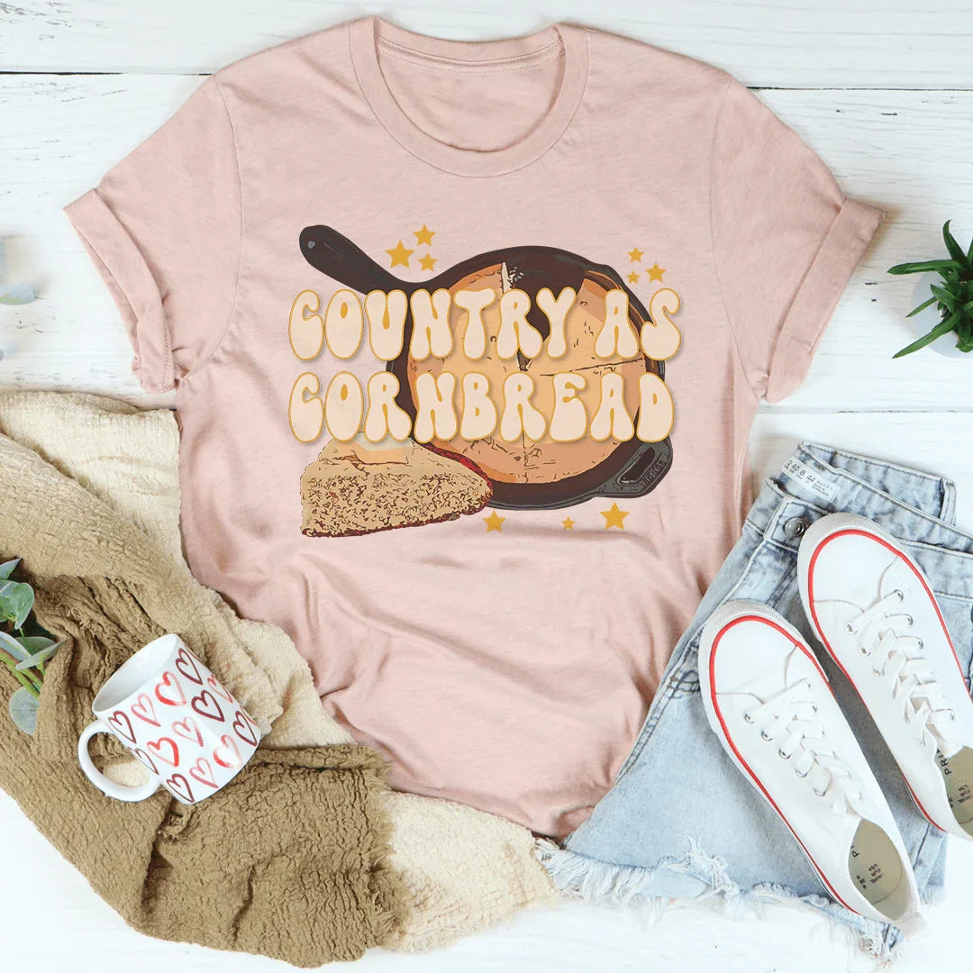Country As Cornbread Tee Peachy Sunday T-Shirt