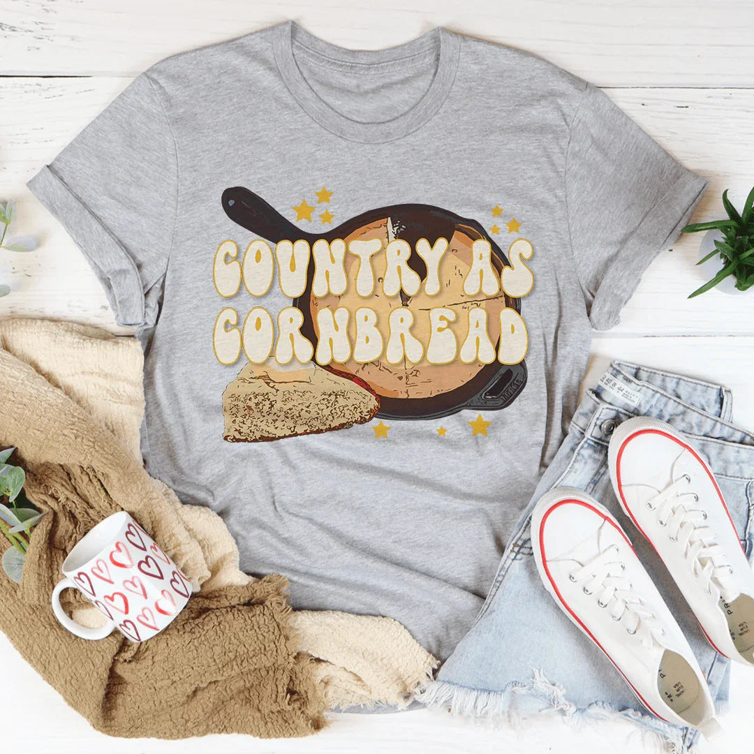 Country As Cornbread Tee Peachy Sunday T-Shirt