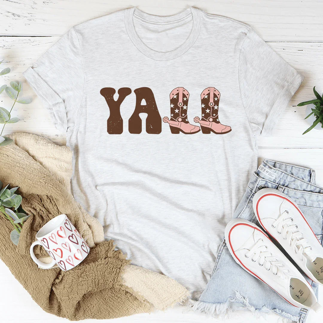 Cowboy Boots Tee Ash / M Peachy Sunday T-Shirt
