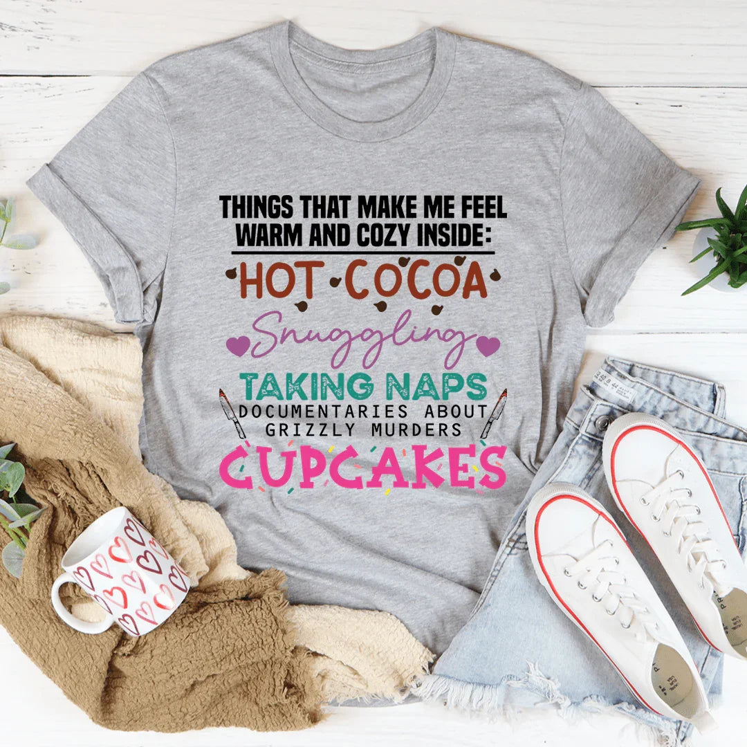 Cozy And Warm Tee Athletic Heather / S Peachy Sunday T-Shirt