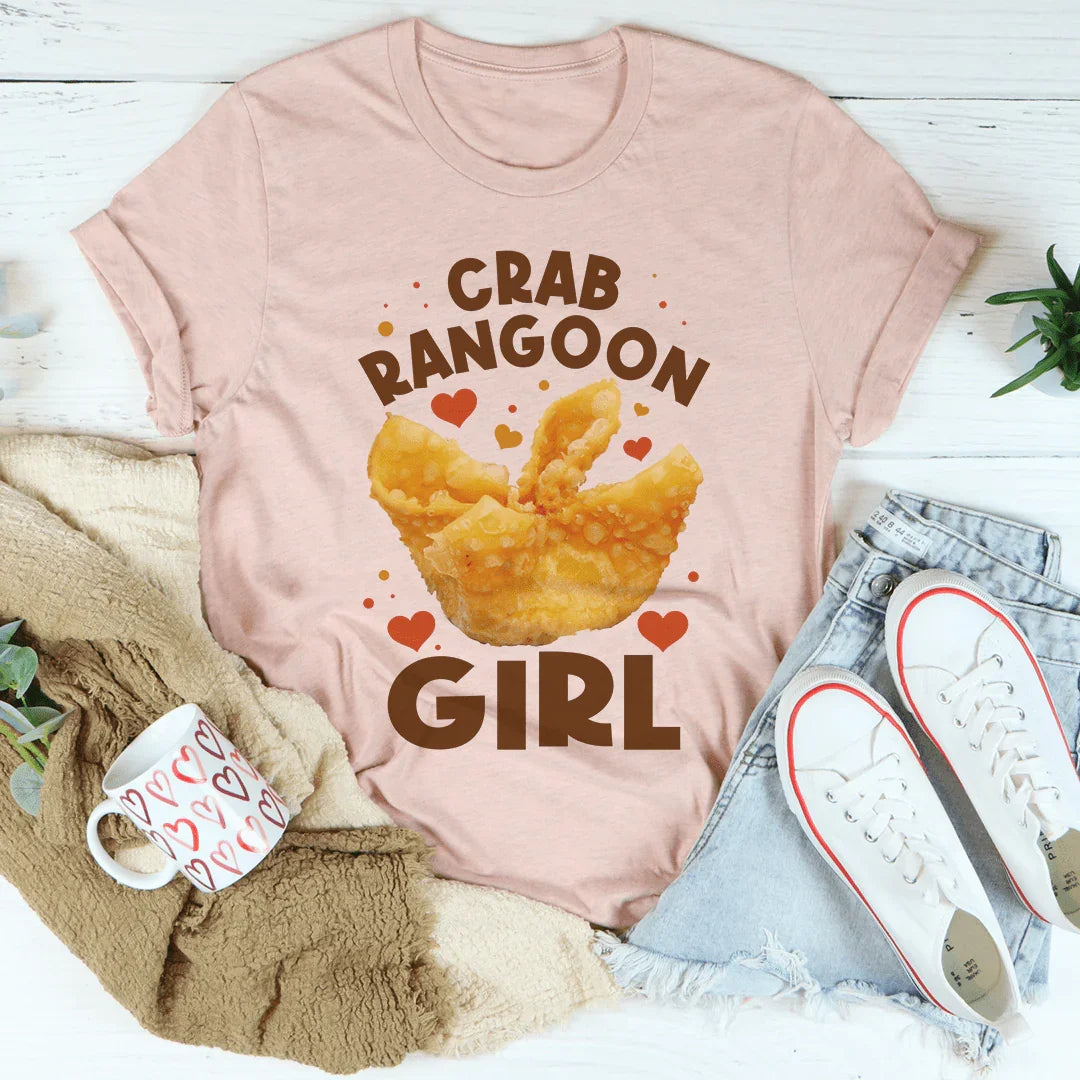 Crab Ragoon Girl Tee Heather Prism Peach / S Peachy Sunday T-Shirt