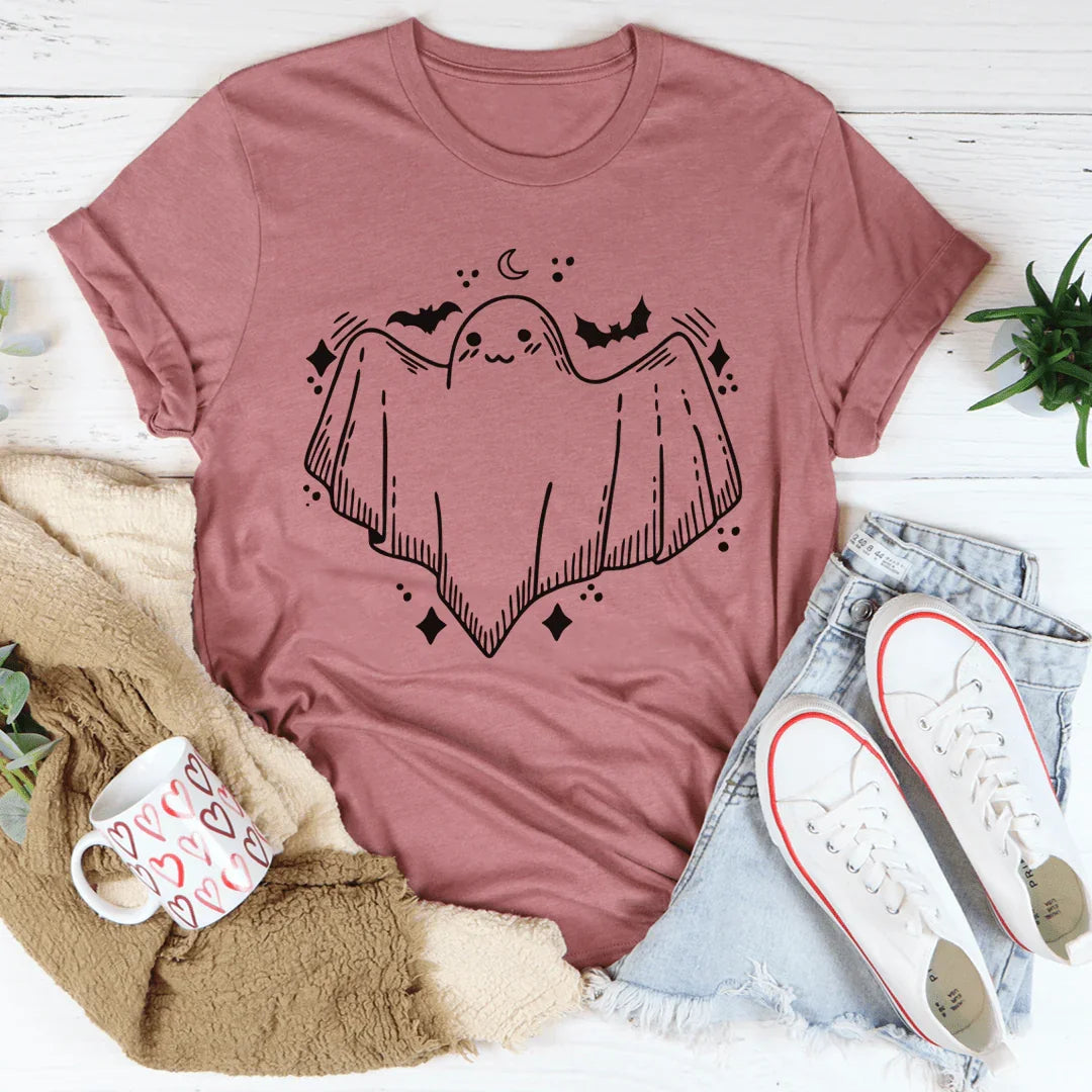 Cute Little Ghost Tee Mauve / S Peachy Sunday T-Shirt
