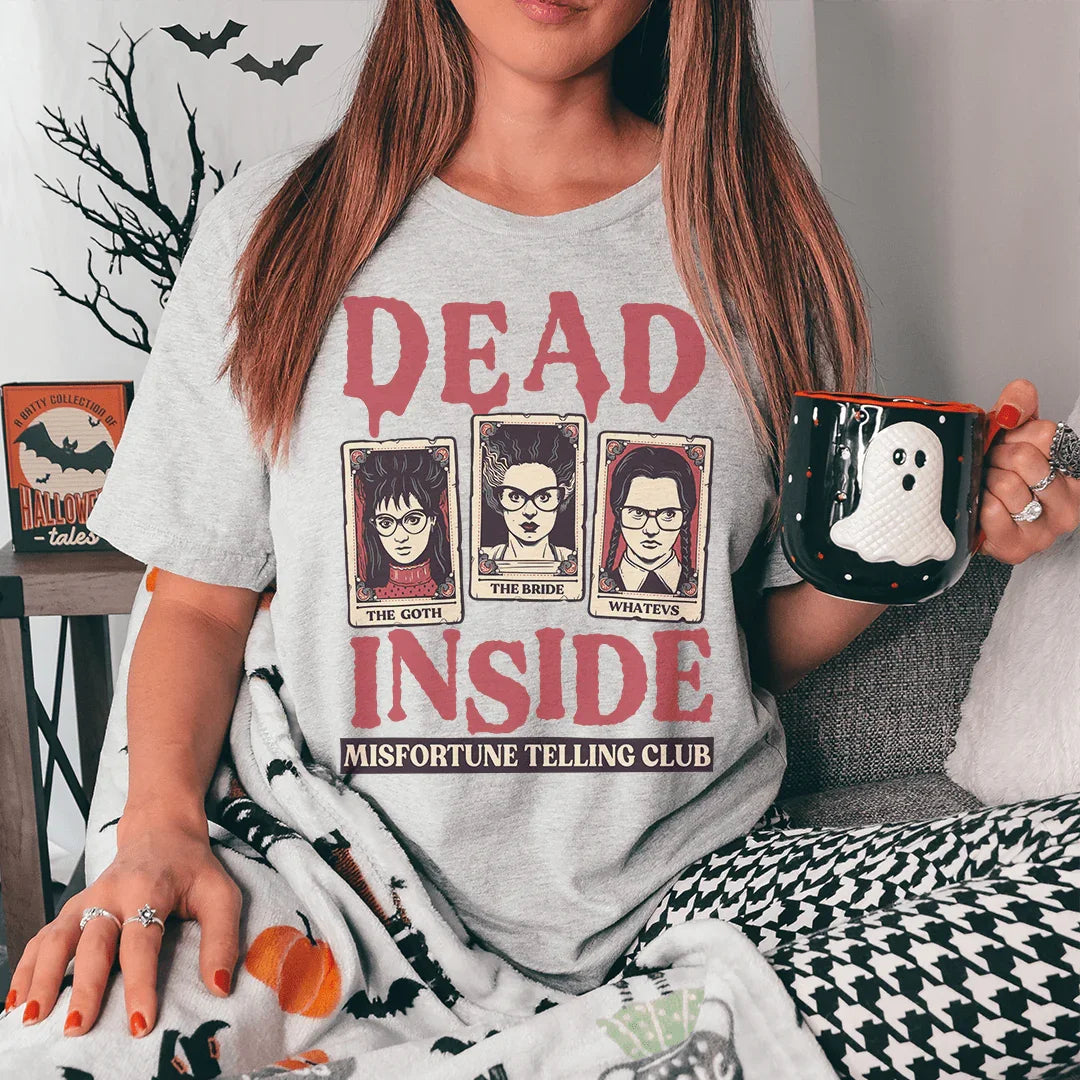 Dead Inside Misfortune Telling Club Tee Peachy Sunday T-Shirt