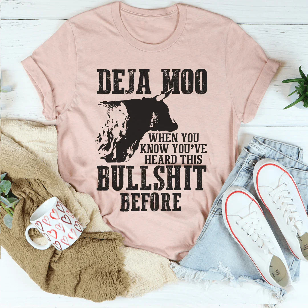 Deja Moo Tee Peachy Sunday T-Shirt