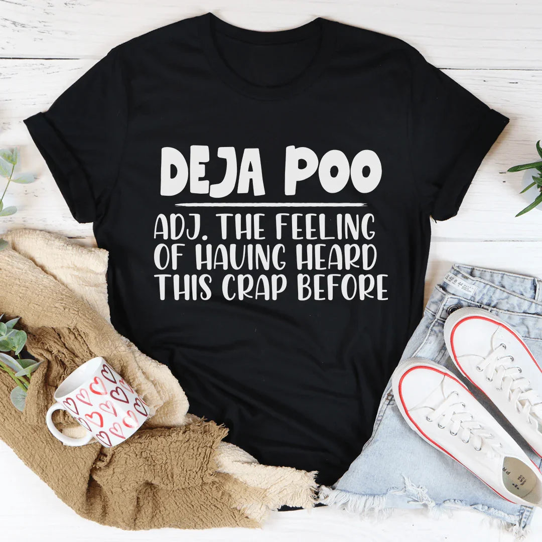 Deja Poo Tee Black Heather / S Peachy Sunday T-Shirt