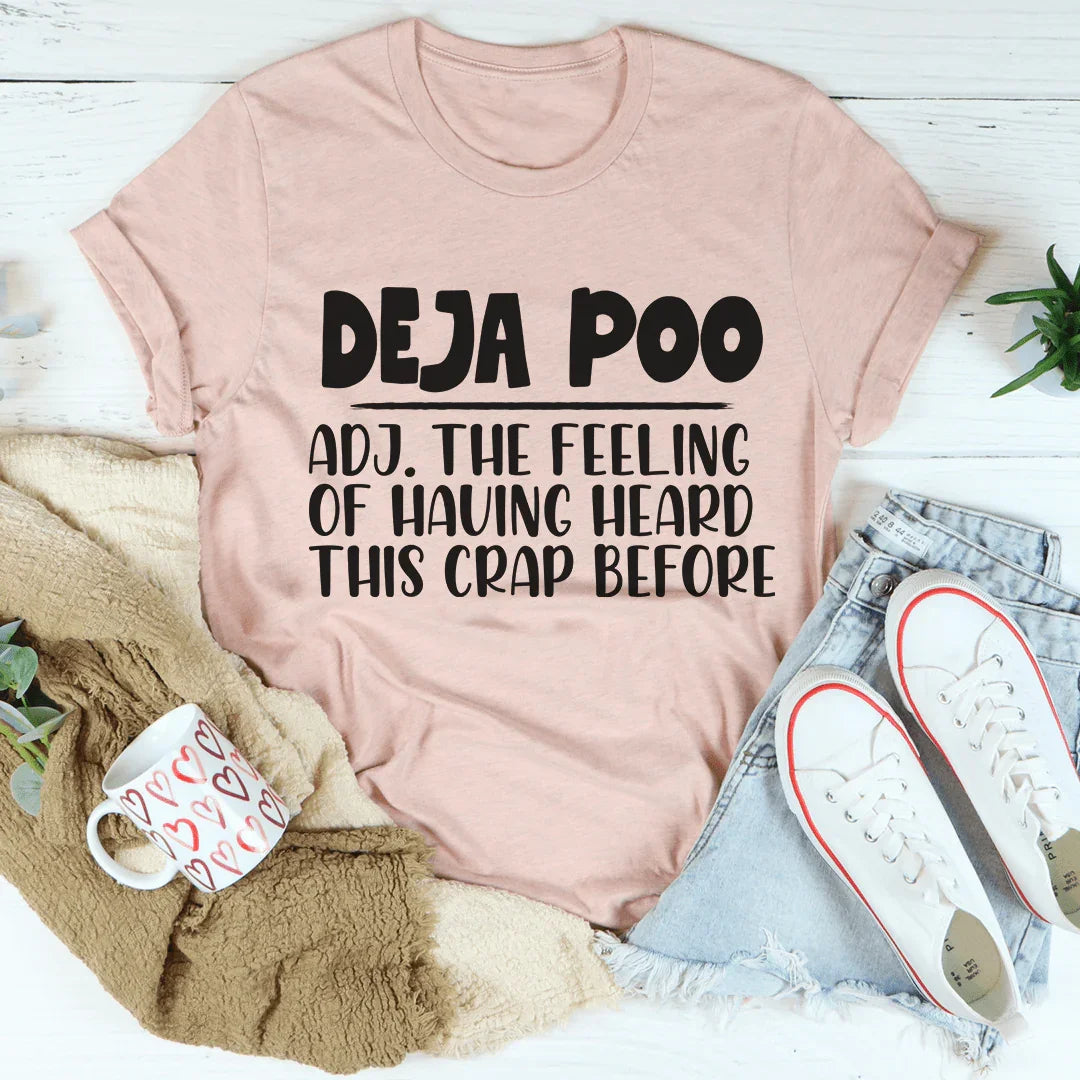 Deja Poo Tee Heather Prism Peach / S Peachy Sunday T-Shirt