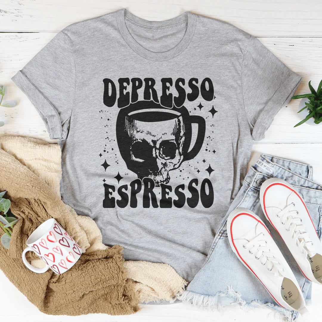 Depresso Espresso Tee Peachy Sunday T-Shirt