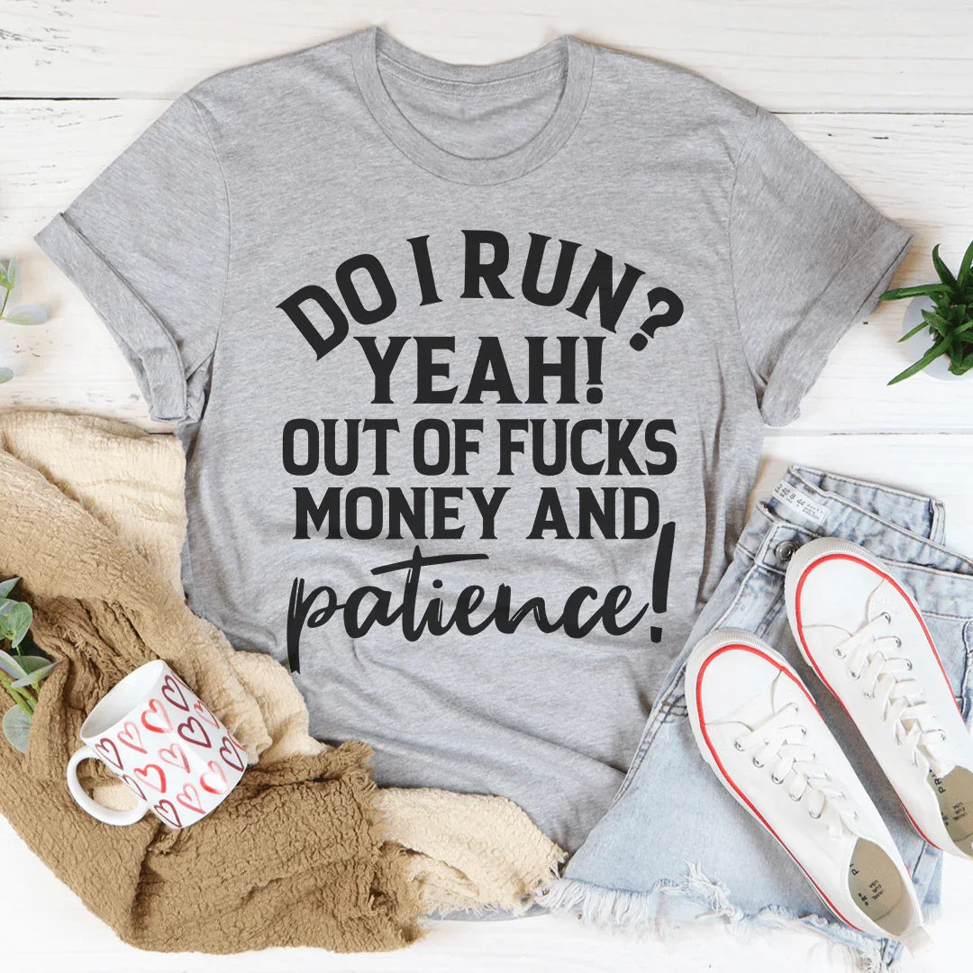 Do I Run Tee Peachy Sunday T-Shirt