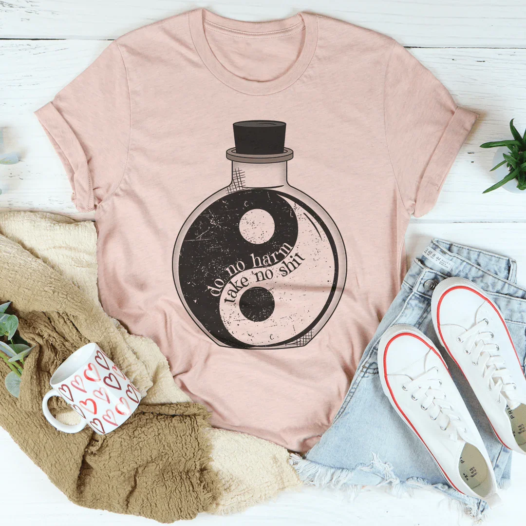 Do No Harm Yin & Yang Tee Peachy Sunday T-Shirt