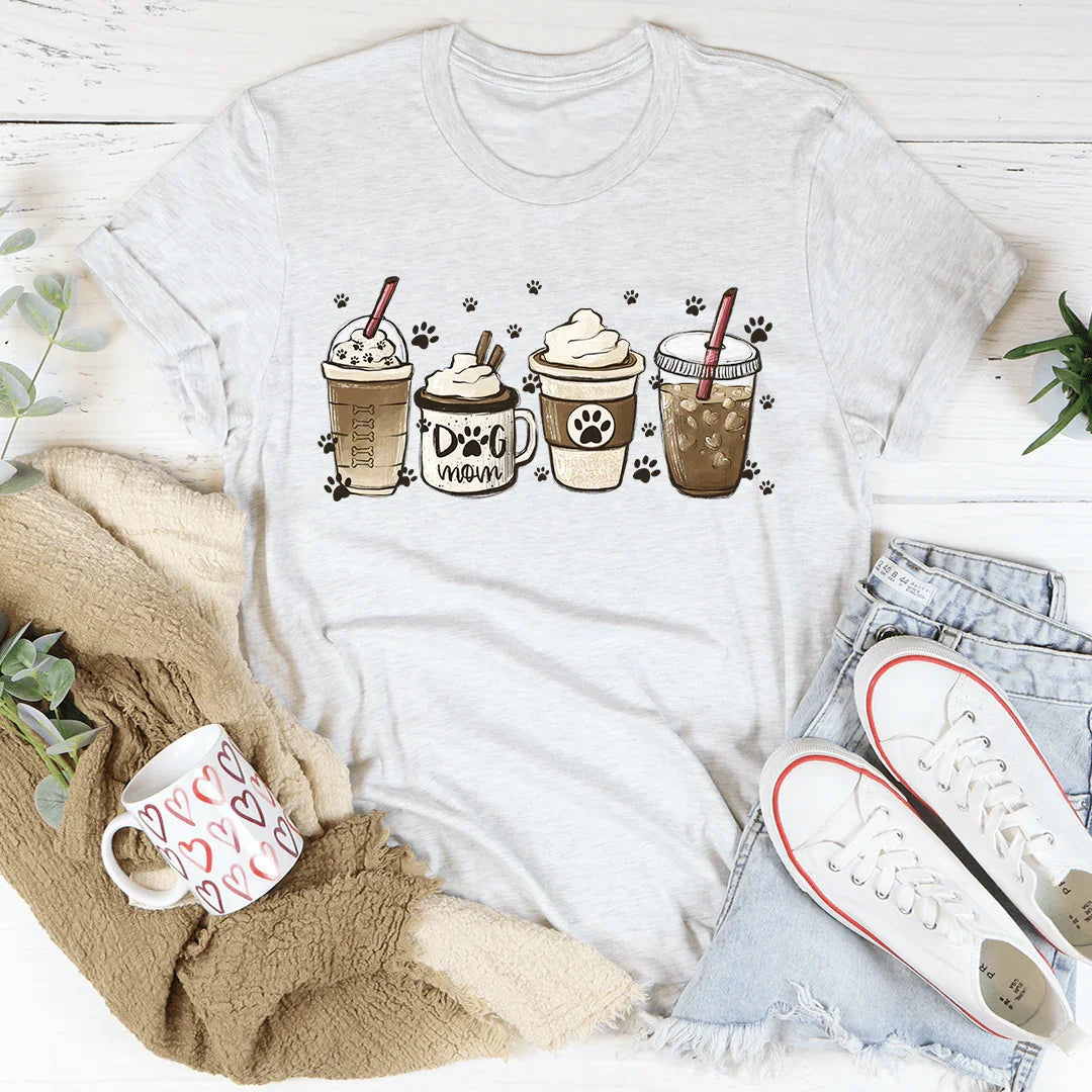 Dog Mom Fuel Tee Ash / S Peachy Sunday T-Shirt