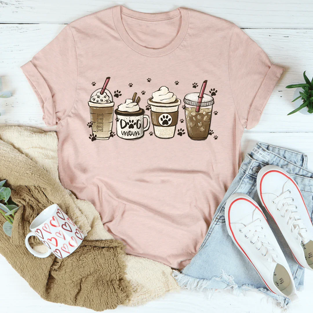 Dog Mom Fuel Tee Heather Prism Peach / S Peachy Sunday T-Shirt