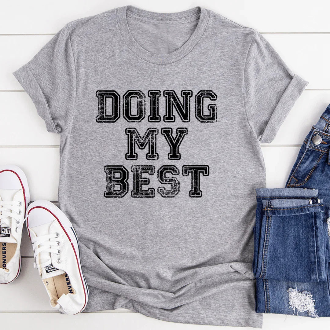 Doing My Best Tee Athletic Heather / S Peachy Sunday T-Shirt