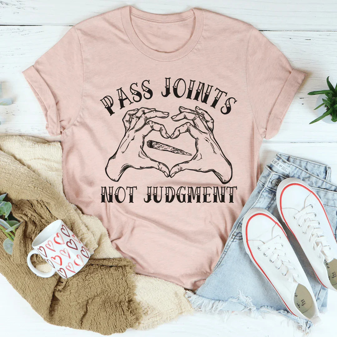Don't Pass Judgement Tee Heather Prism Peach / S Peachy Sunday T-Shirt