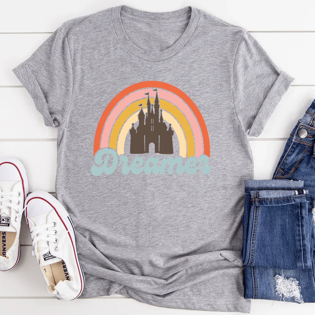 Dreamer Castle Tee Athletic Heather / S Peachy Sunday T-Shirt