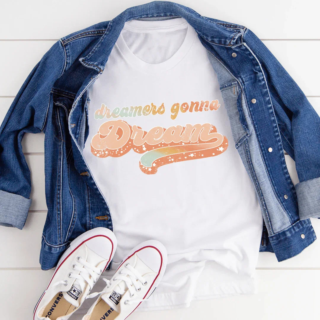 Dreamers Gonna Dream Tee M Peachy Sunday T-Shirt