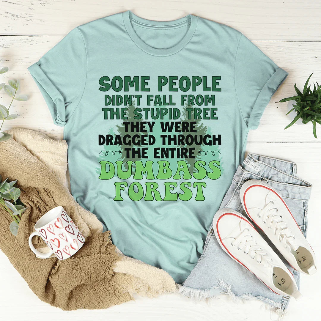 Dumbass Forest Tee Heather Prism Dusty Blue / S Peachy Sunday T-Shirt