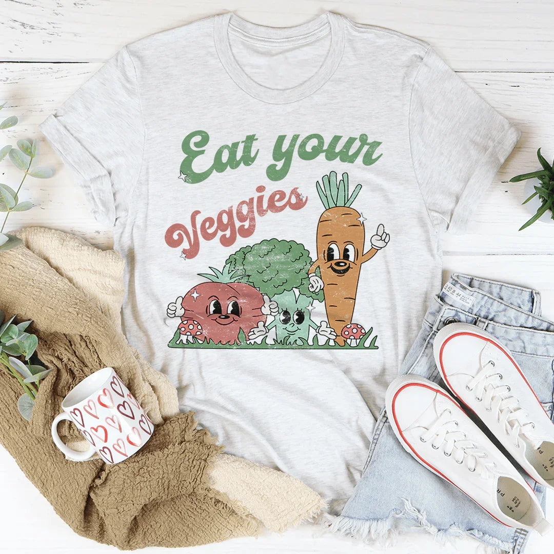 Eat Your Veggies Tee Ash / S Peachy Sunday T-Shirt
