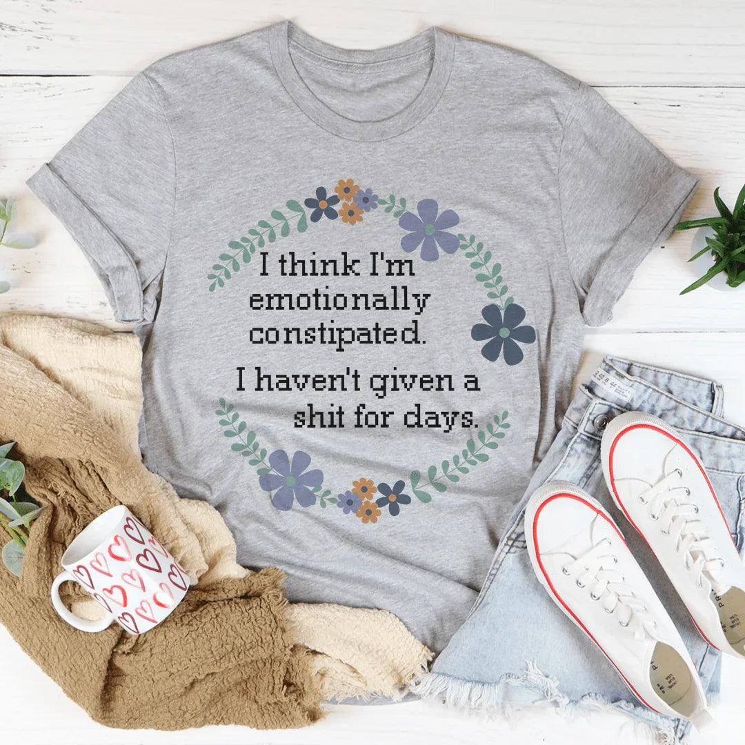 Emotionally Constipated Tee Athletic Heather / S Peachy Sunday T-Shirt