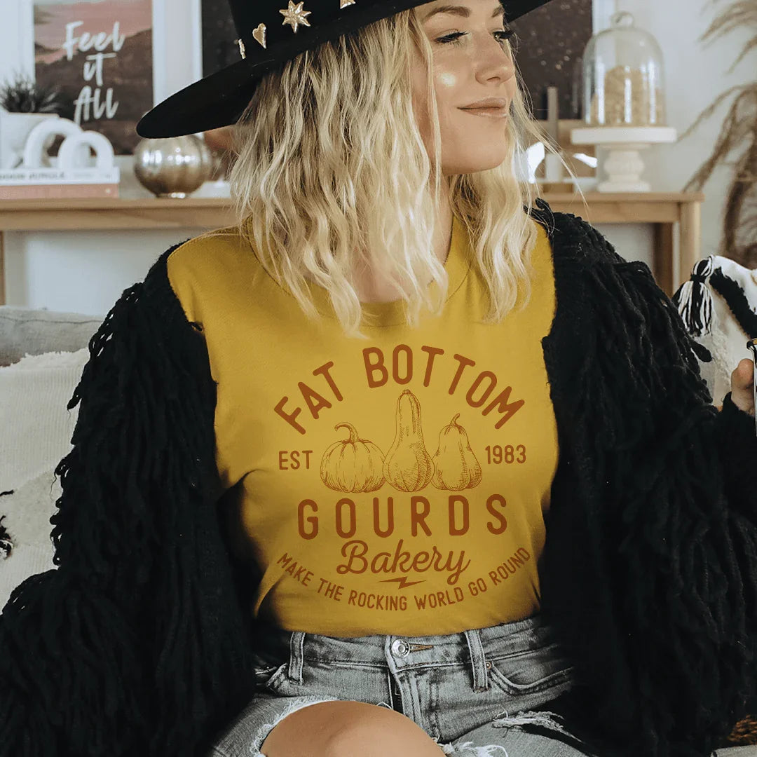 Fat Bottom Gourds Tee Peachy Sunday T-Shirt