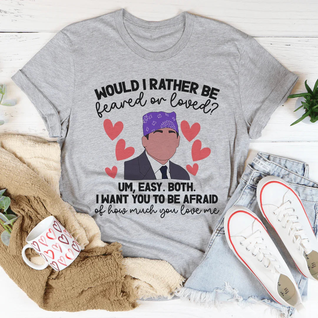 Feared Or Loved Tee Athletic Heather / S Peachy Sunday T-Shirt