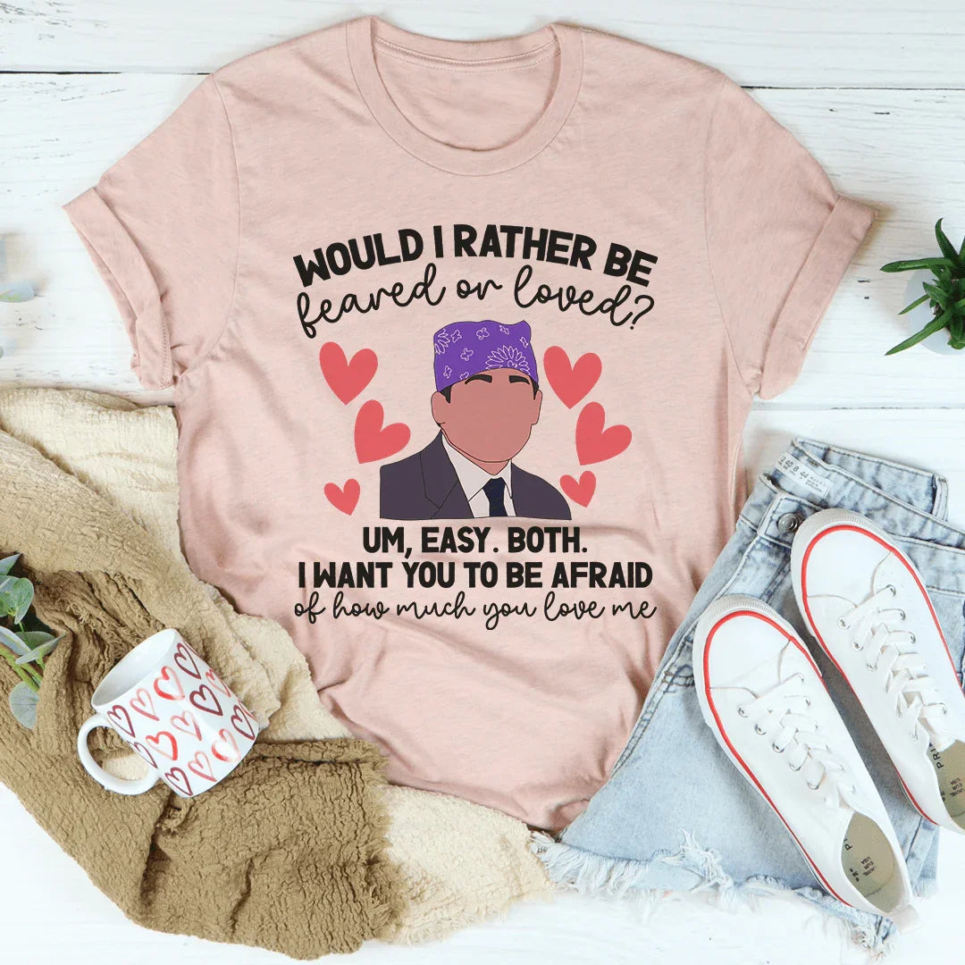 Feared Or Loved Tee Heather Prism Peach / S Peachy Sunday T-Shirt