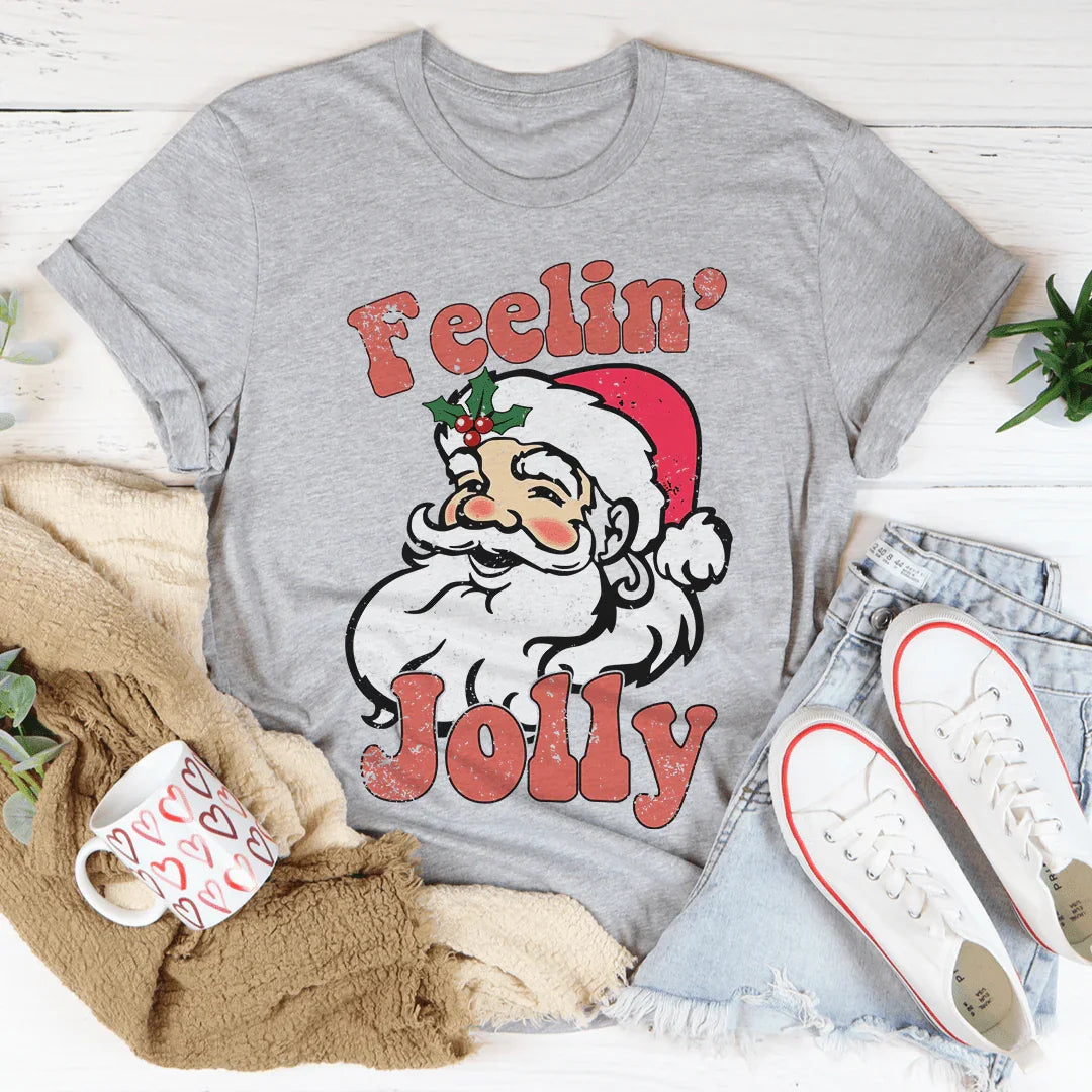 Feelin' Jolly Tee Athletic Heather / S Peachy Sunday T-Shirt
