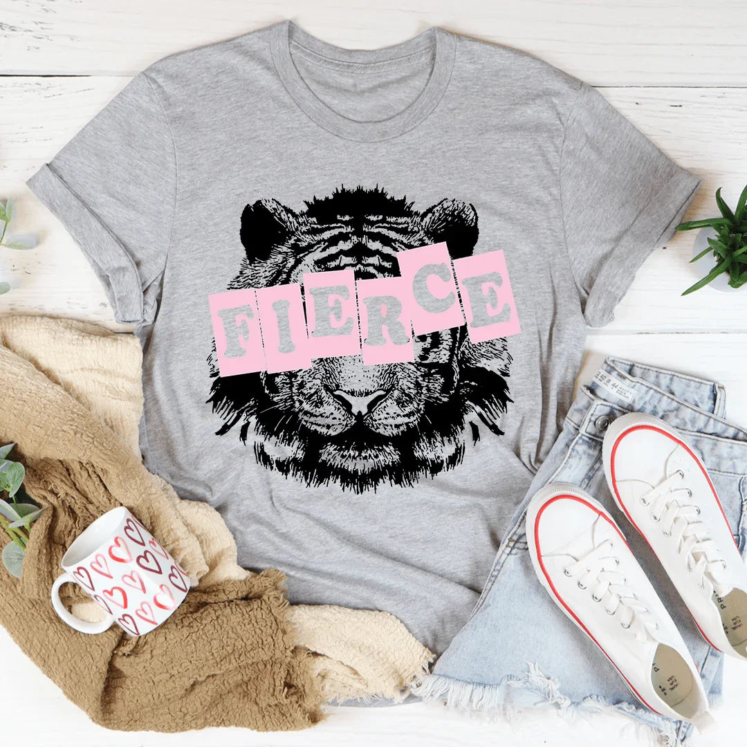 Fierce Tiger Tee Athletic Heather / S Peachy Sunday T-Shirt