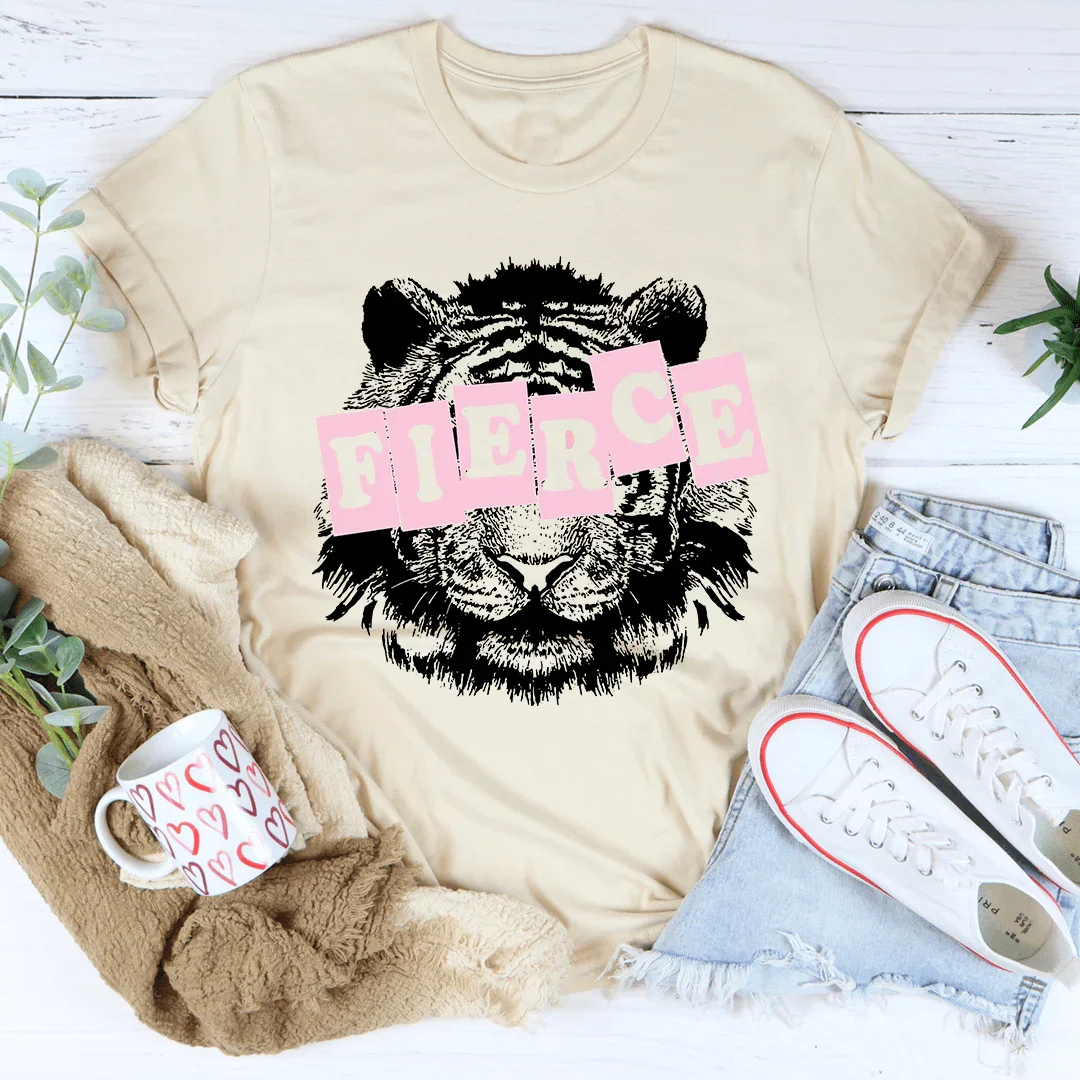 Fierce Tiger Tee Heather Dust / S Peachy Sunday T-Shirt