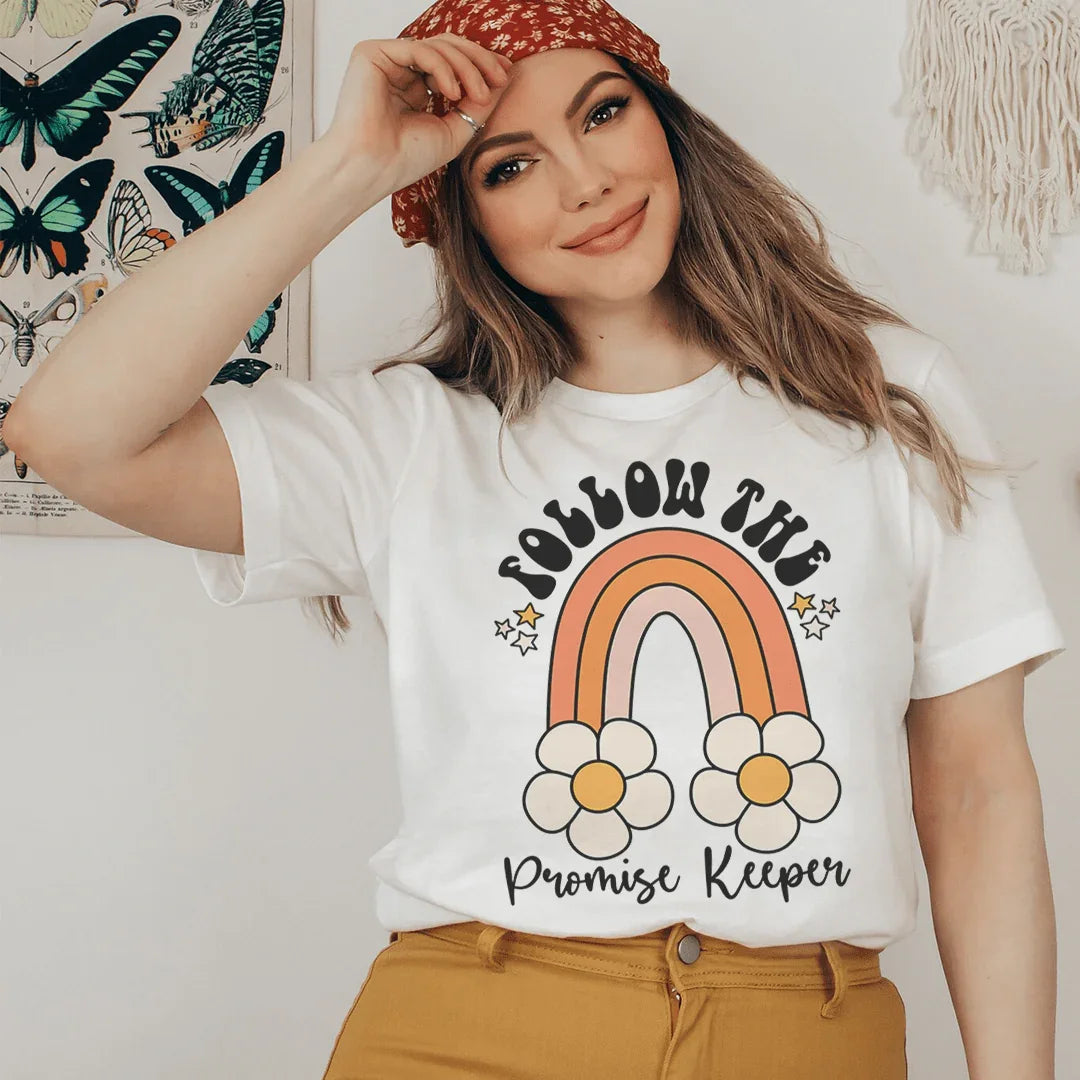 Follow The Promise Keeper Tee Peachy Sunday T-Shirt