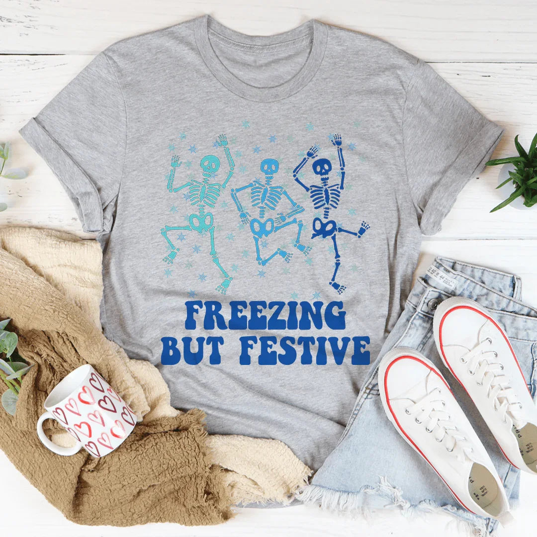 Freezing But Festive Tee Athletic Heather / S Peachy Sunday T-Shirt