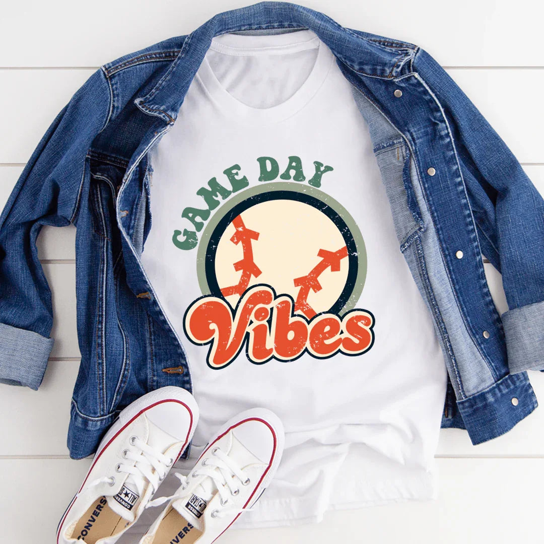 Game Day Vibes Tee White / S Peachy Sunday T-Shirt